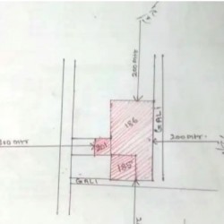 4.5 Katha Boundary Walled Plot With 3 Side Road