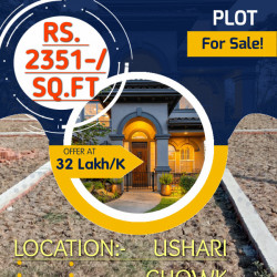 Plot In Ushari At Offer Price 32 Lakh/1361 Sq Ft