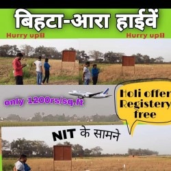 Plot Near Nit On Road Highway Project