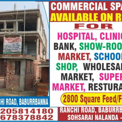 Commercial Site For Schools,showroom, Bank Etc