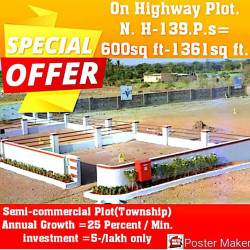 Buy A Residential Plot On Highway 