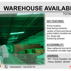 Warehouse Commercial Plot For Rent