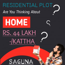 Plot In Saguna 4 Lane Road @-45-/lakh