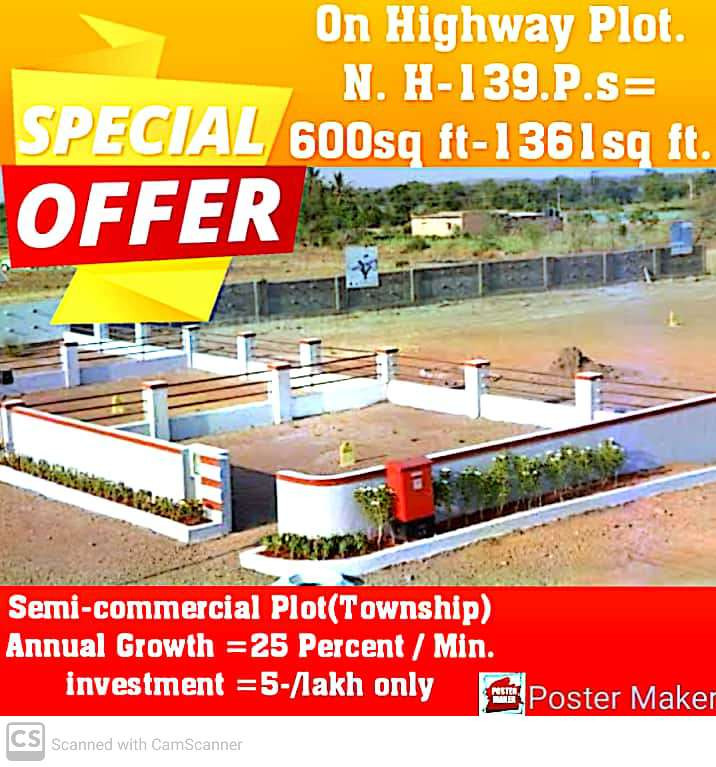 Buy A Residential Plot On Highway Township 